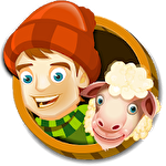 Sheep farm icon