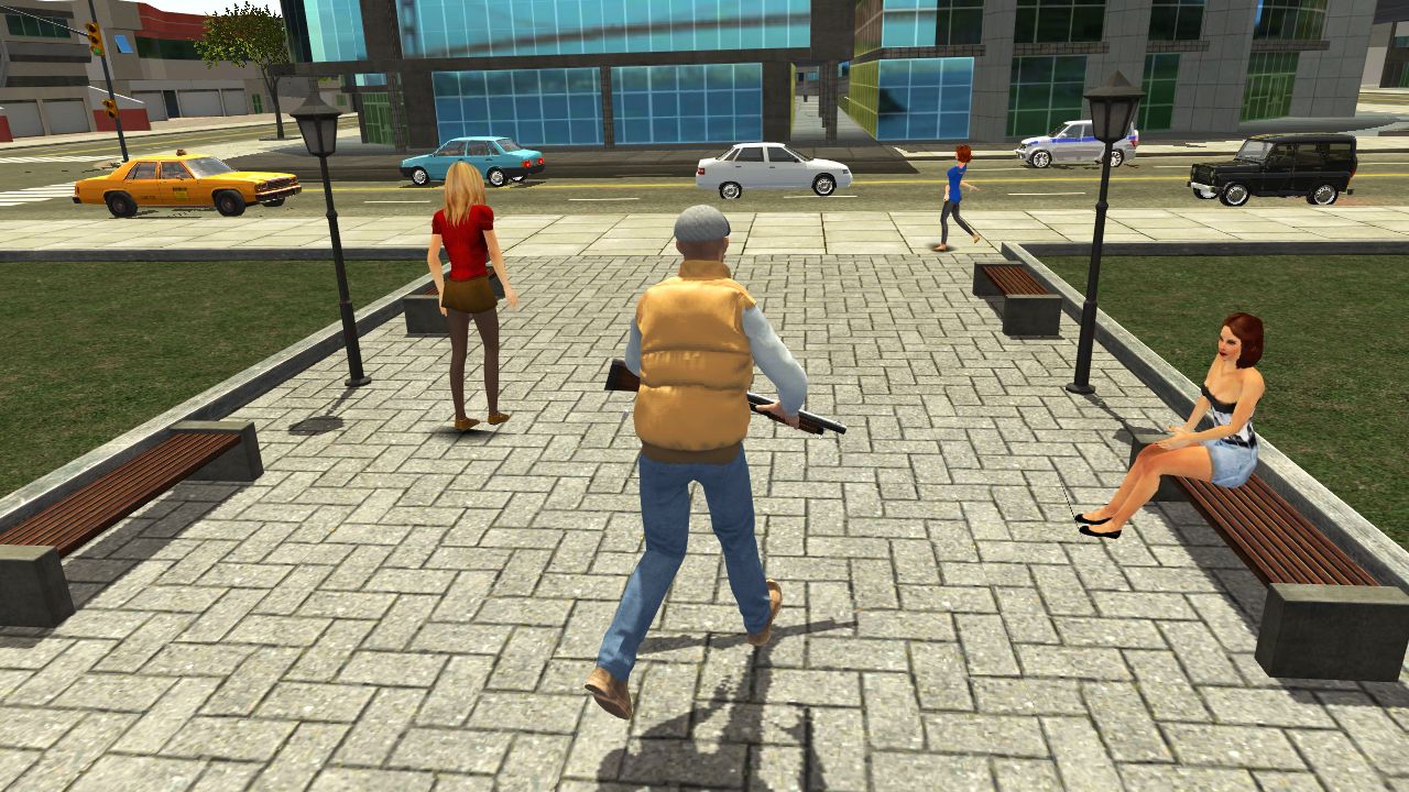 Real Gangster Simulator Grand City captura de tela 1