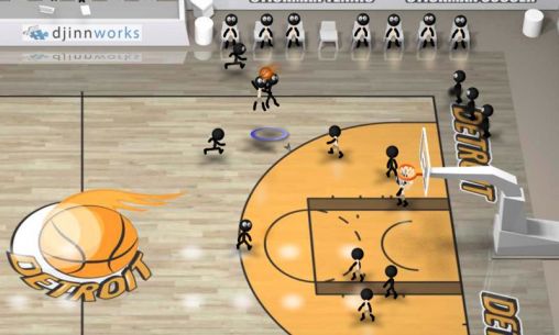 Stickman basketball screenshot 1