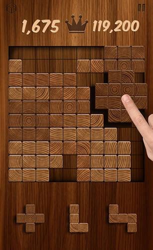 Woodblox puzzle: Wood block wooden puzzle game captura de pantalla 1