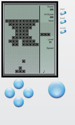 Brick Game - Retro Type Tetris captura de tela 1