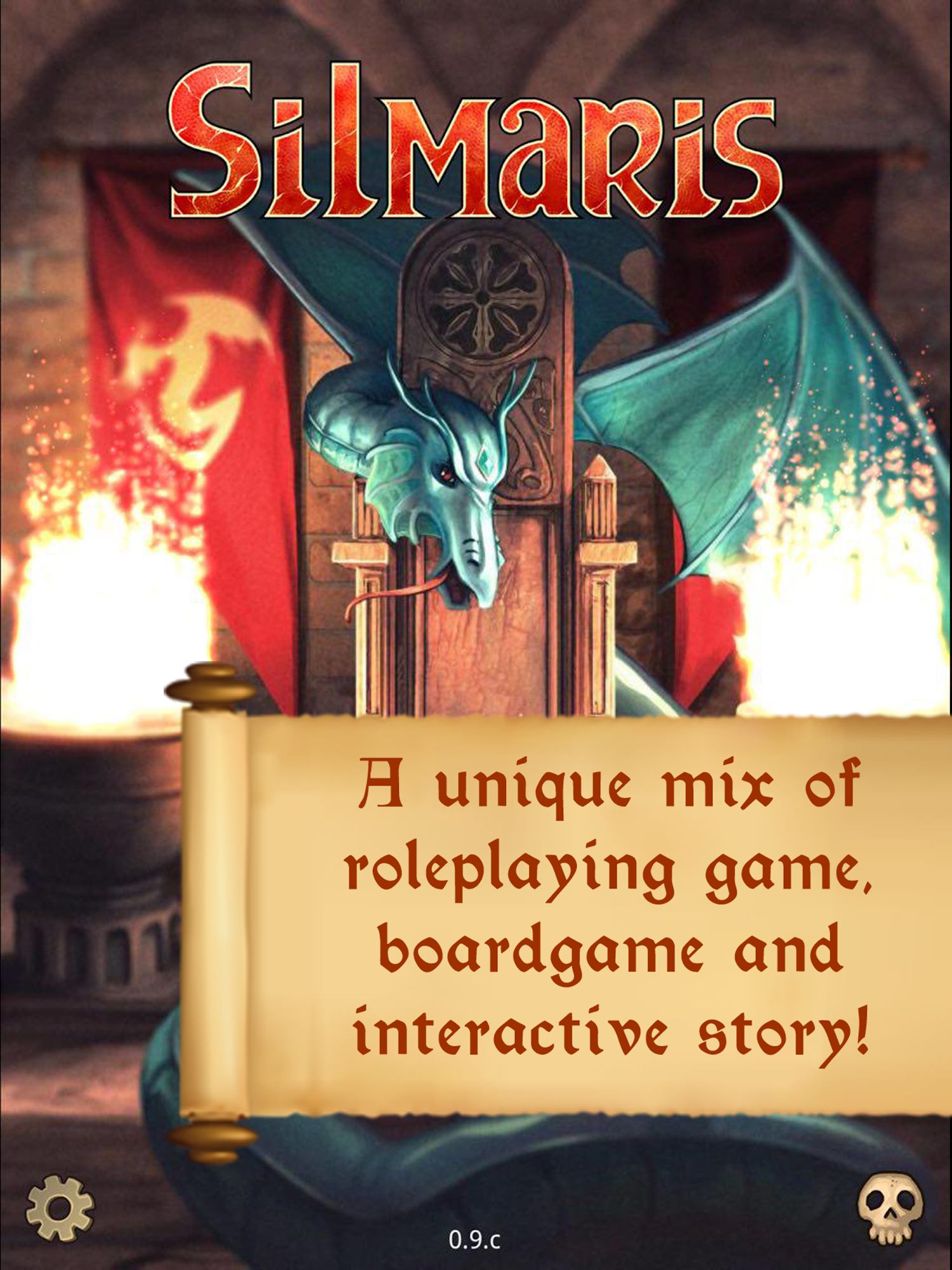 Silmaris - strategic boardgame and text adventures for Android