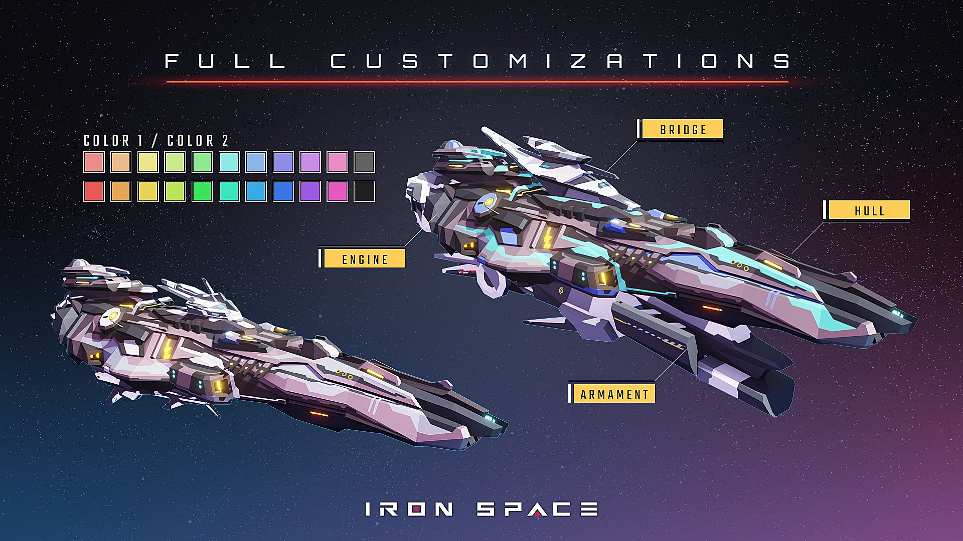 Iron Space: Real-time Spaceship Team Battles for Android