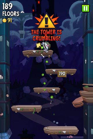 Icy tower 2: Zombie jump for iPhone