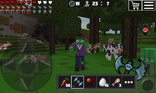 iPhone向けのWorld of cubes: Survival craft無料 