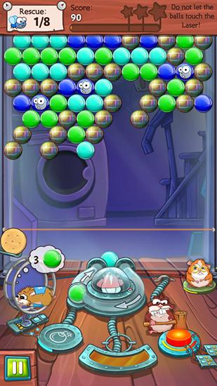 Hamster balls: Bubble shooter captura de pantalla 1