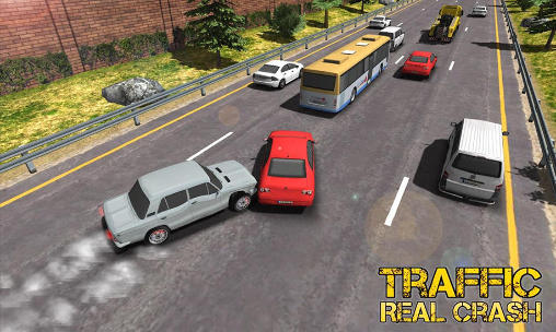 Real racer crash traffic 3D captura de tela 1