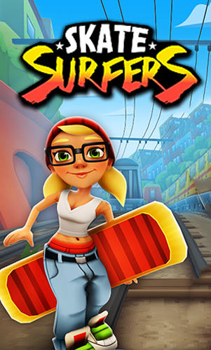 Skate surfers icon