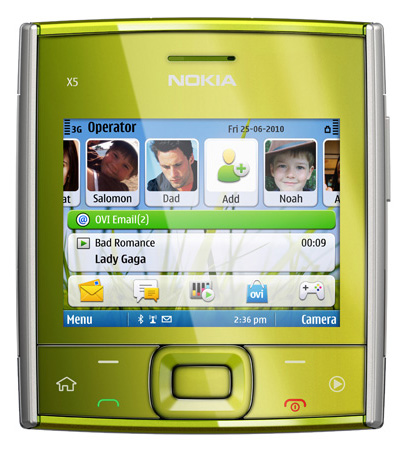 Télécharger des sonneries pour Nokia X5-01