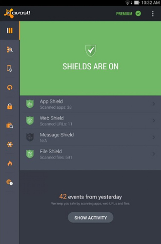 Completely clean version Avast: Mobile security without mods