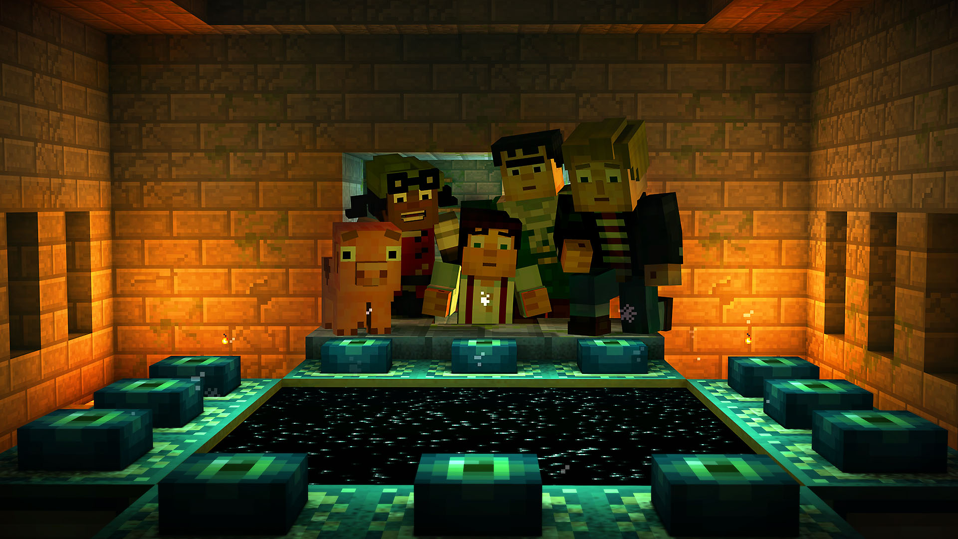 Minecraft: Story mode captura de pantalla 1