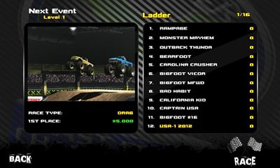 Monster truck destruction captura de pantalla 1