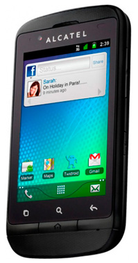 Alcatel OneTouch 922 apps