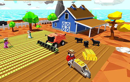 Blocky farm worker simulator for Android