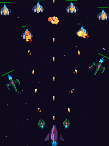 Galaxy war: Space shooter captura de tela 1