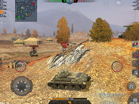 World of tanks: Blitz in Russian