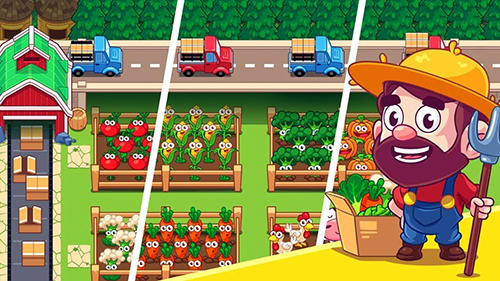 Idle farming village: Happy hay farm village para Android