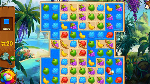 Tropical forest: Match 3 story screenshot 1