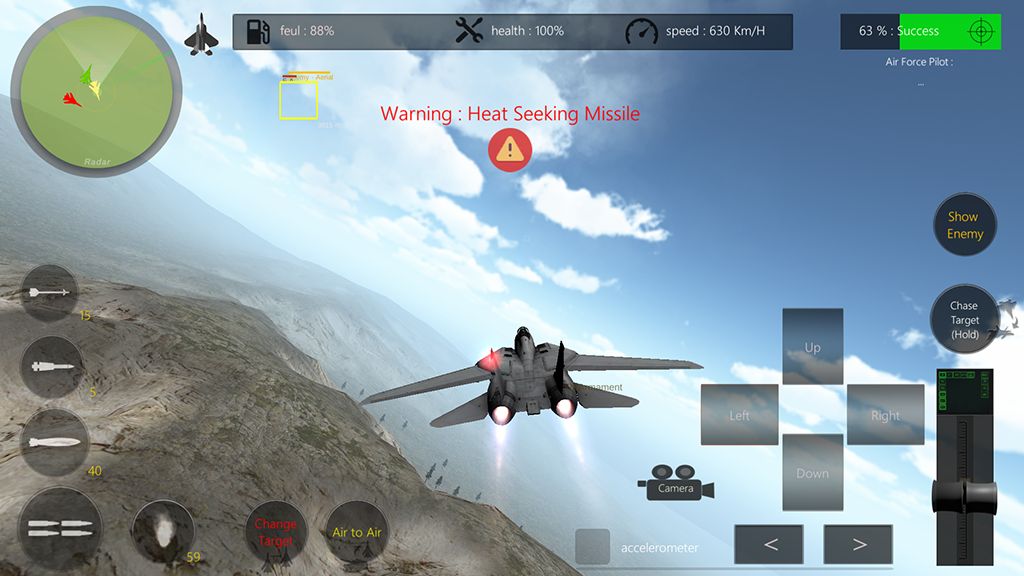 Air Scramble : Interceptor Fighter Jets für Android