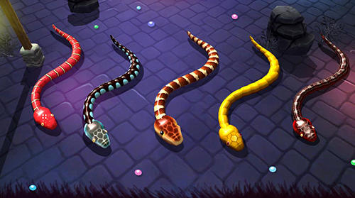 3D snake.io captura de pantalla 1