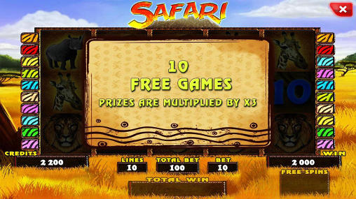 Safari: Slot screenshot 1