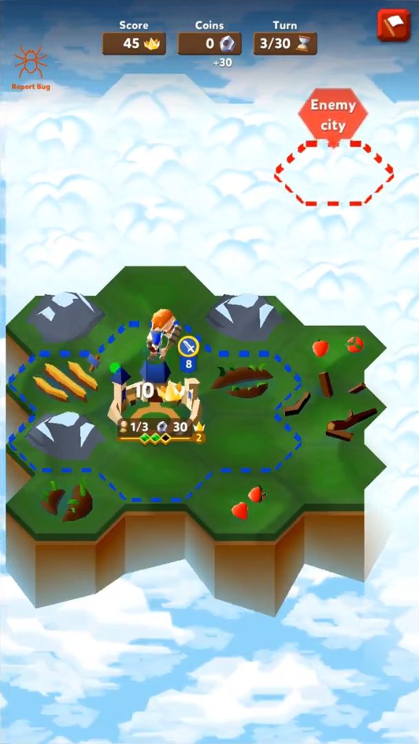 Hexapolis: Turn Based Civilization Battle 4X Game captura de pantalla 1