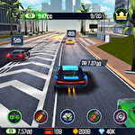 Traffic clicker: Idle racing, blocky car crash 3D icon