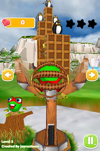 iPhone向けのAngry frogs ninja無料 