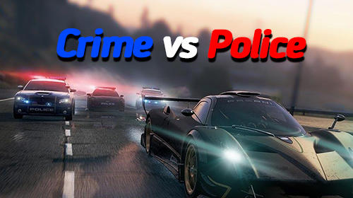 Crime vs police: Shooting car racing 3D icon