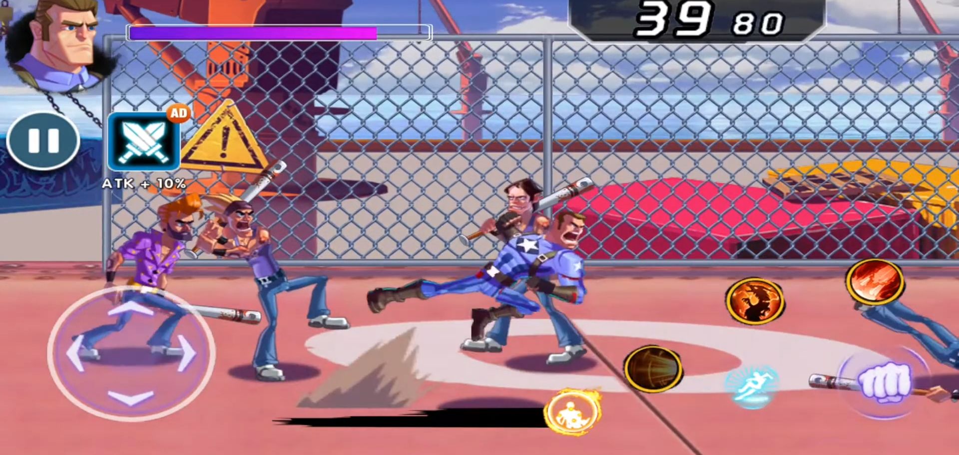 Future Attack - Justice Fight captura de pantalla 1