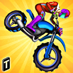 Bike flip hero icon