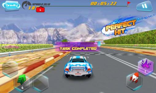Rush 3D racing captura de tela 1