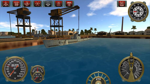 Silent depth: Submarine sim screenshot 1