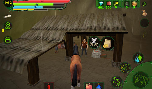 Horse simulator: Goat quest 3D. Animals simulator captura de tela 1