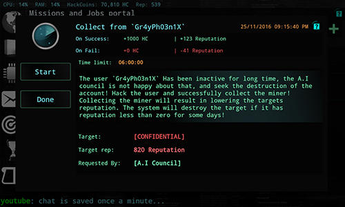 Hackers: Hacking simulator captura de pantalla 1