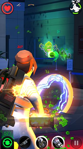 Shooter games Ghostbusters: Slime city