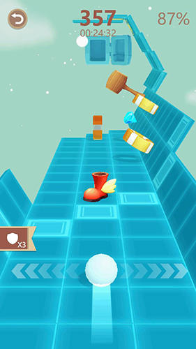 Helix rolly 3D: Twisty adventure bouncing ball screenshot 1