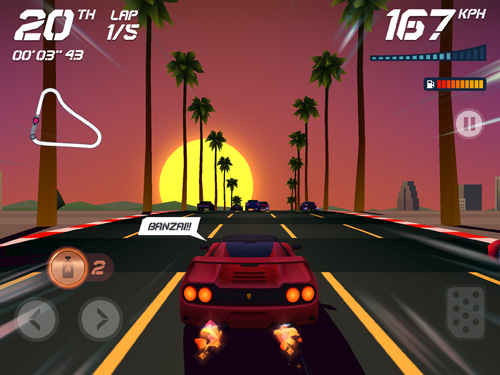 Horizon chase: World tour for iOS devices