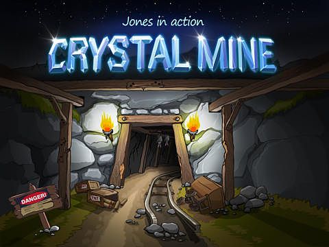 logo Crystal mine: Jones in action