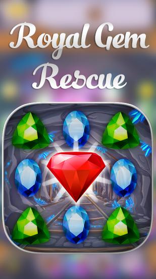 Royal gem rescue: Match 3 captura de pantalla 1