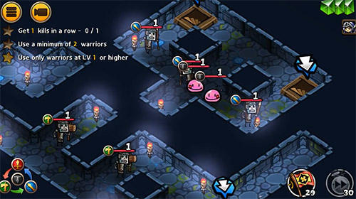 Whambam warriors: Puzzle RPG скріншот 1