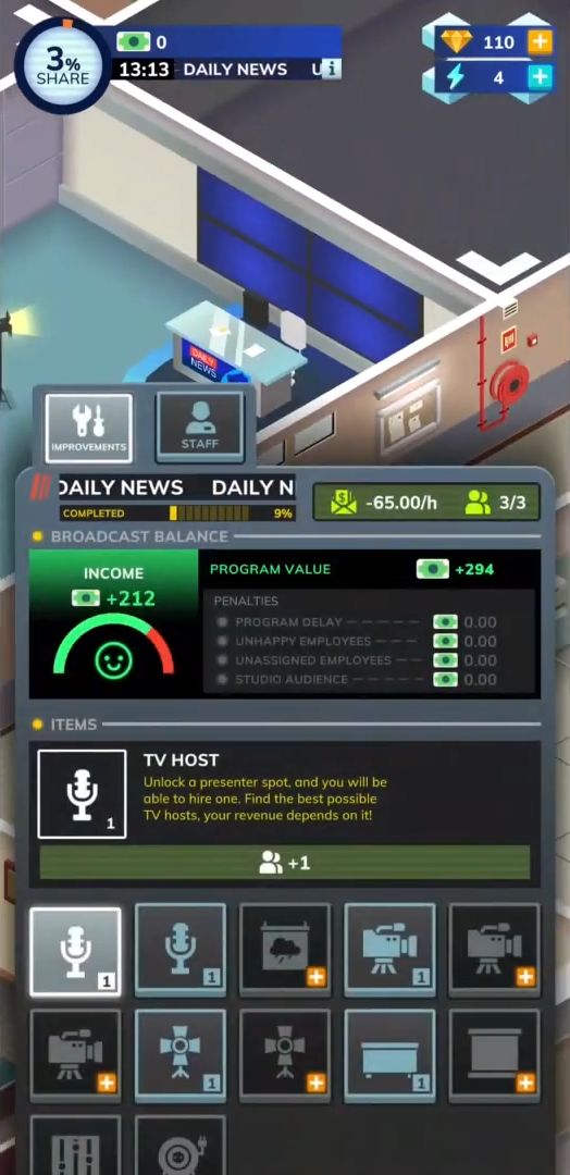 TV Empire Tycoon - Idle Management Game for Android