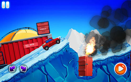 Arctic roads: Car racing game für Android