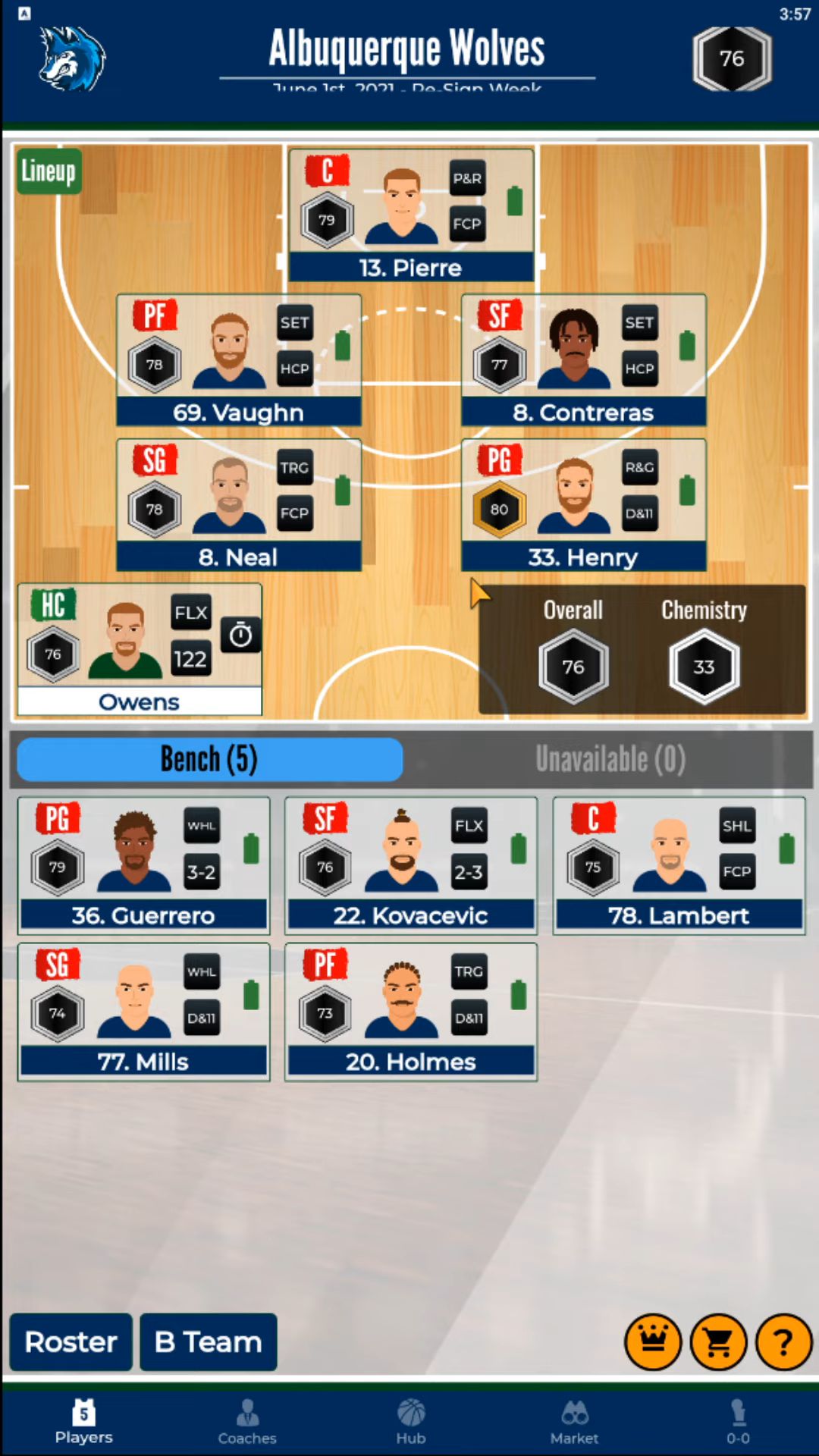 Ultimate Basketball General Manager - Sport Sim for Android