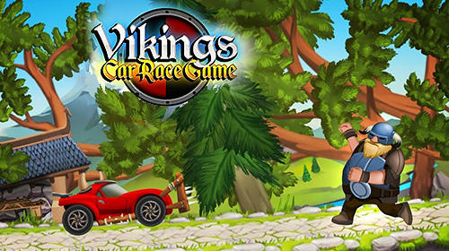 Vikings legends: Funny car race game icône