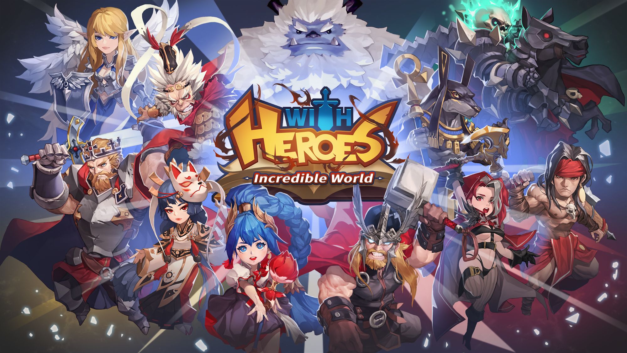 WITH HEROES - IDLE RPG for Android