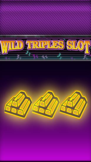 Wild triples slot: Casino icon