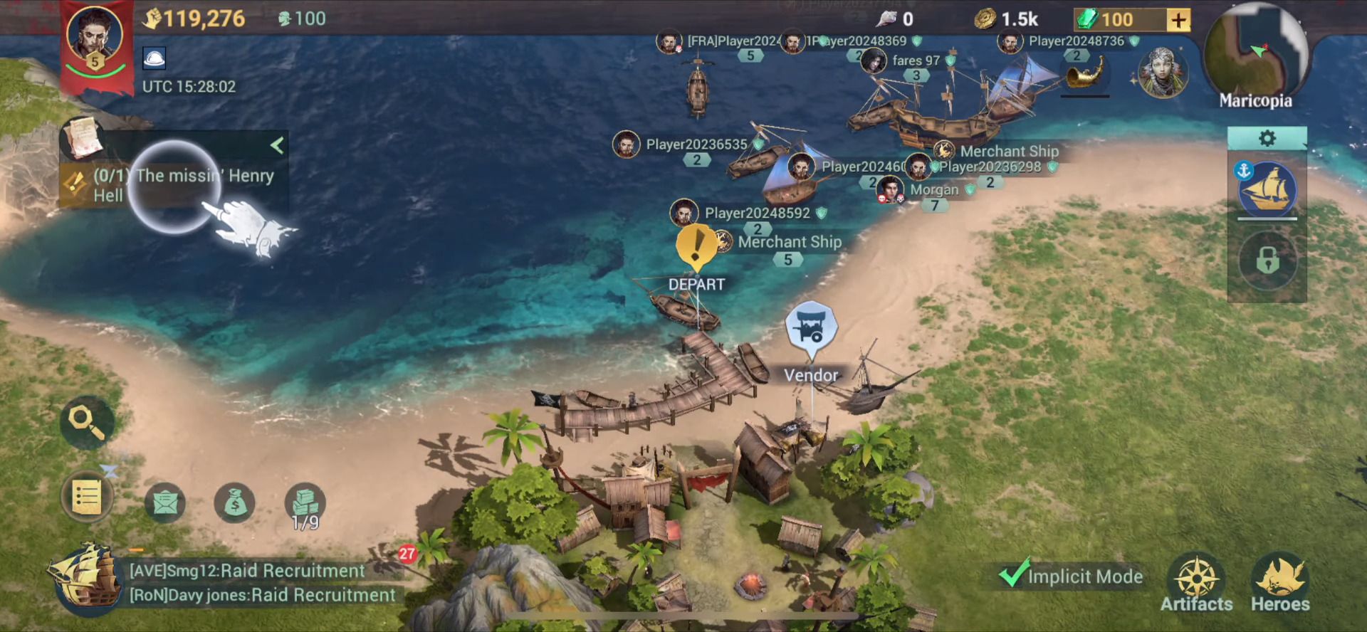 Sea of Conquest: Pirate War screenshot 1