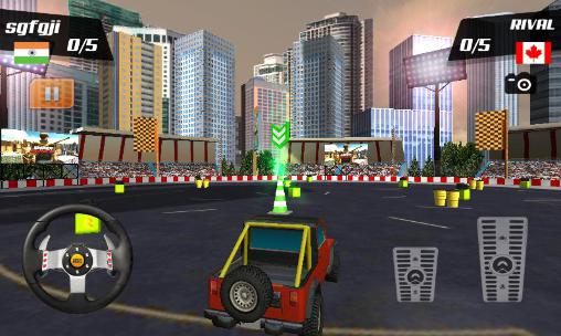 Car racing stunts 3D captura de tela 1
