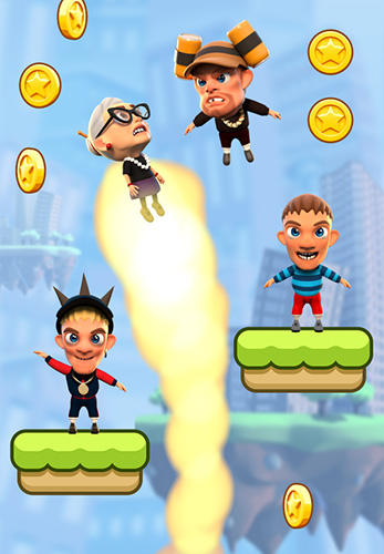Angry gran: Up up and away. Jump for Android